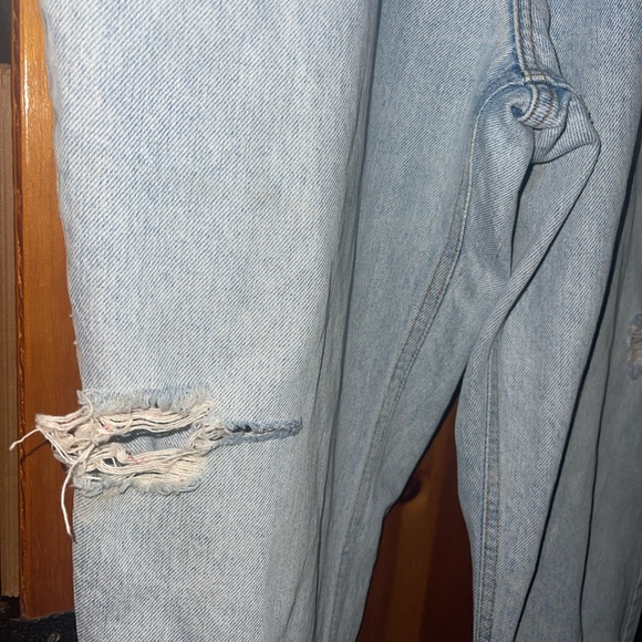 Calvin Klein ripped stonewashed high rise 90s jeans - Picture 11 of 12